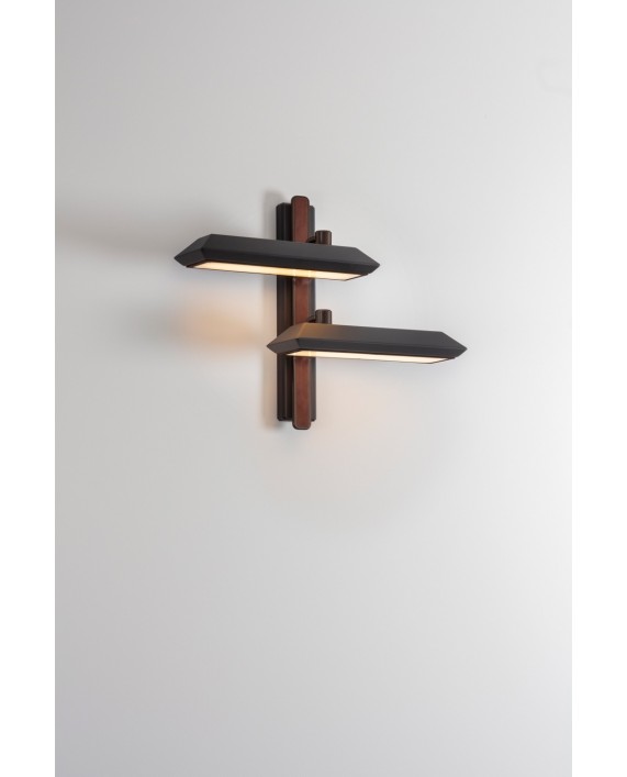 Bert Frank Rinato Double Left Wall Lamp